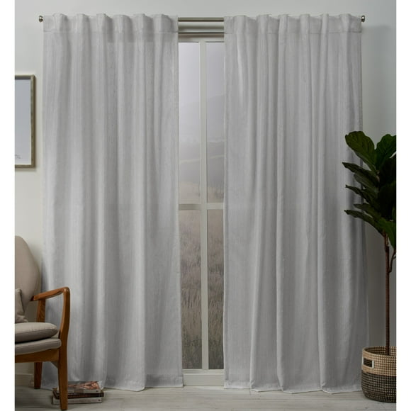 54x96 Exclusive Home Curtains Sena Panel Pair Cloud Gray 54x96 Exclusive Home Curtains Sena Panel Pair Cloud Gray